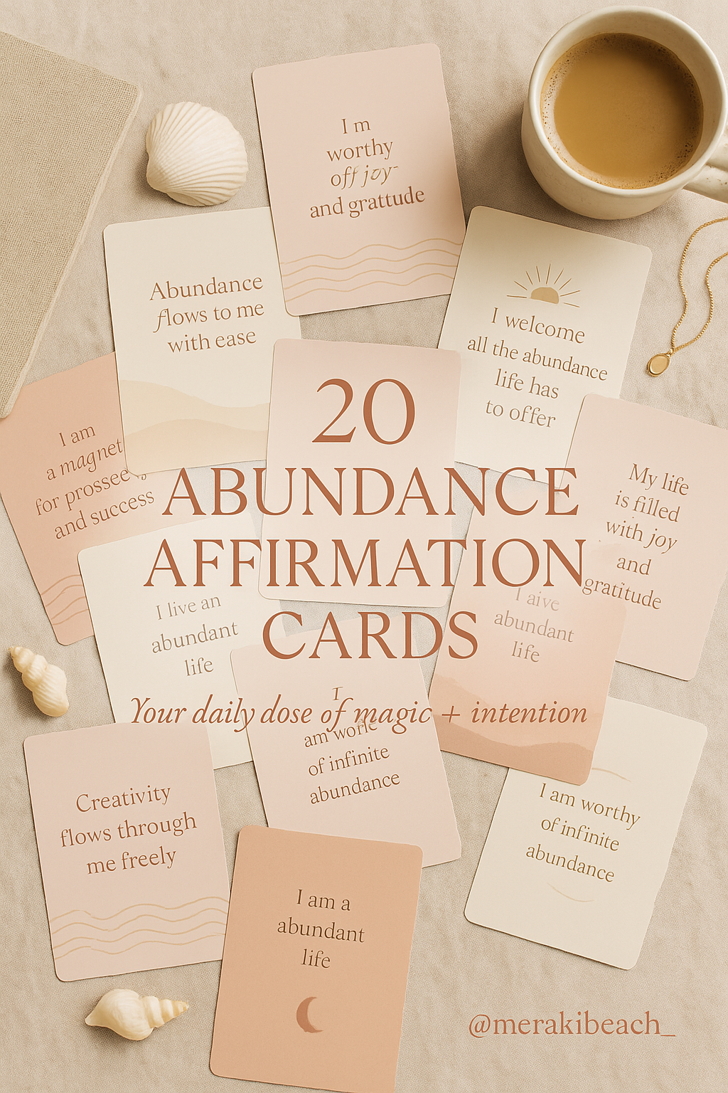 ABUNDANCE AFFIRMATION CARDS