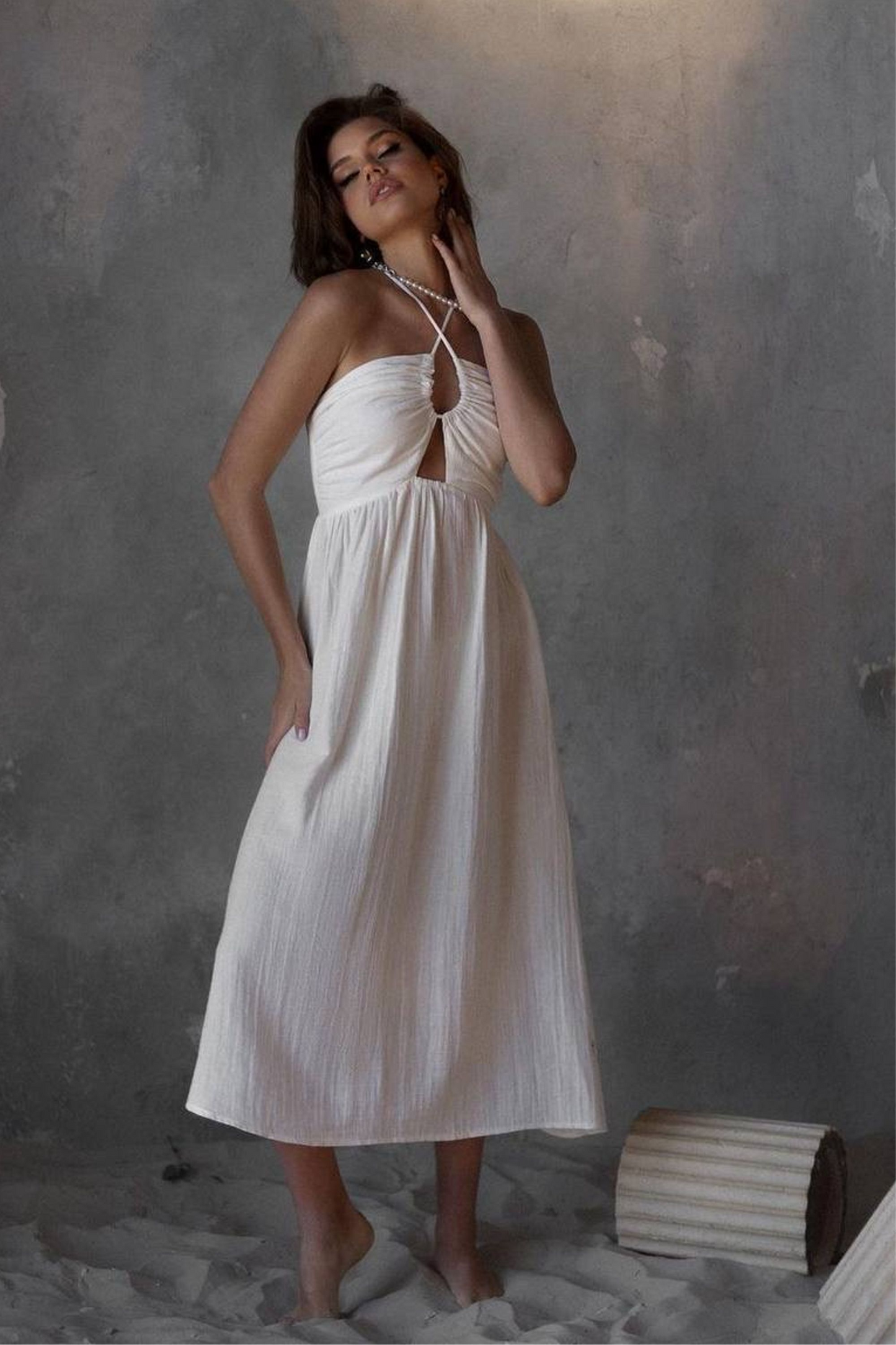 ALICIA Dress in Ivory | Summer Dresses for Women