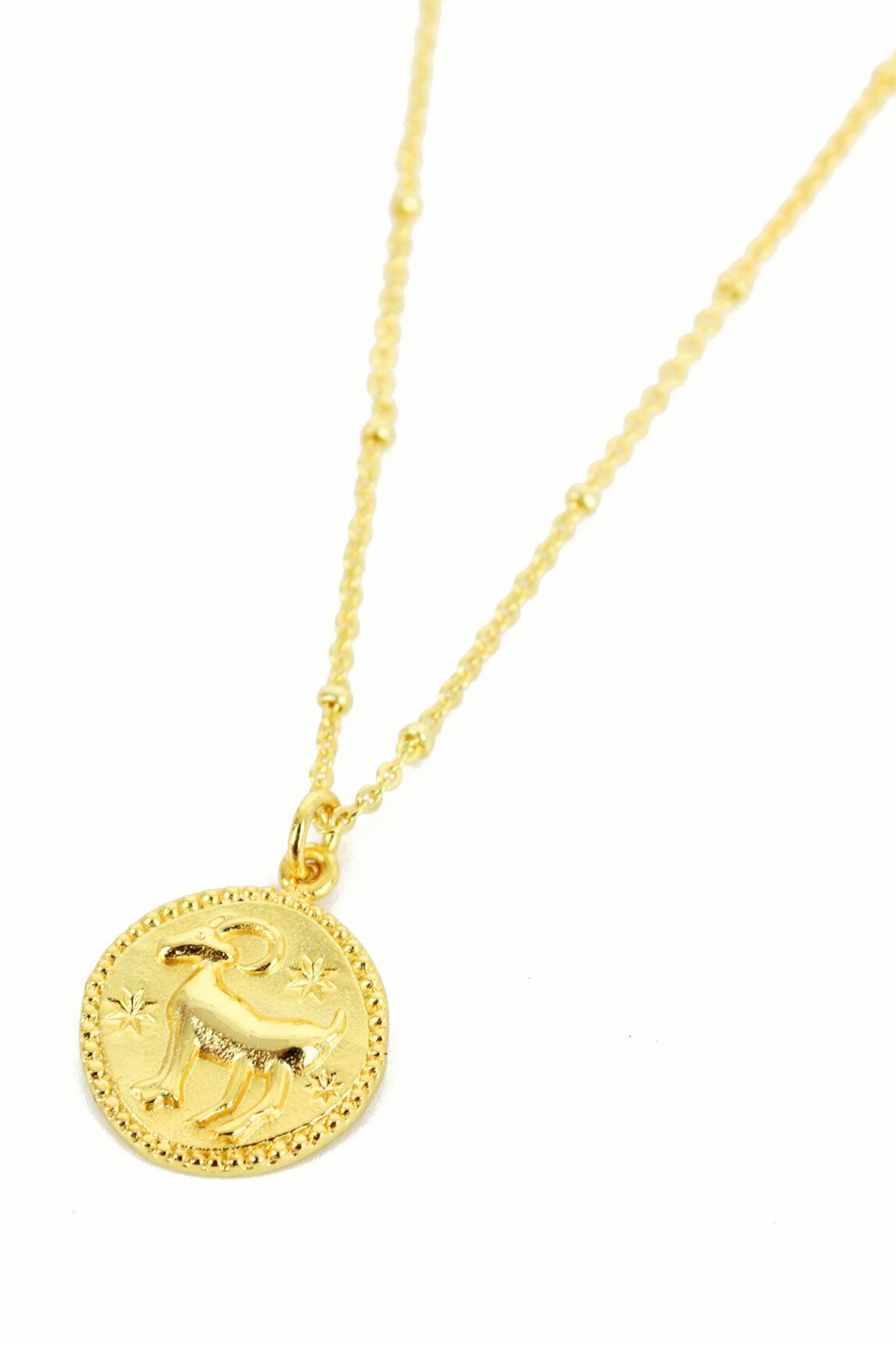 CAPRICORN Gold Pendant Meraki Beach