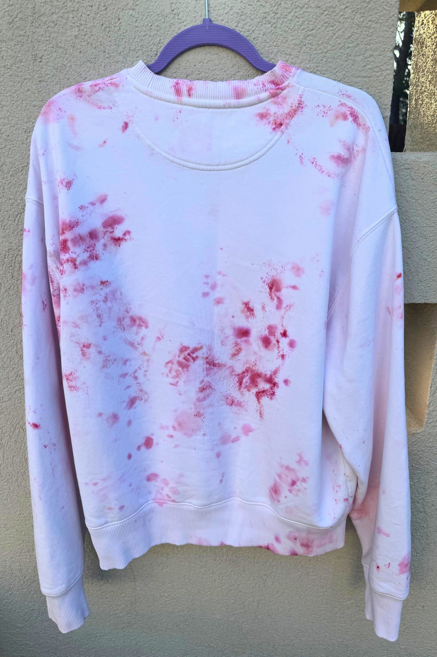DAHLIA Organic Cotton Sweatshirt in Cherry Blossom