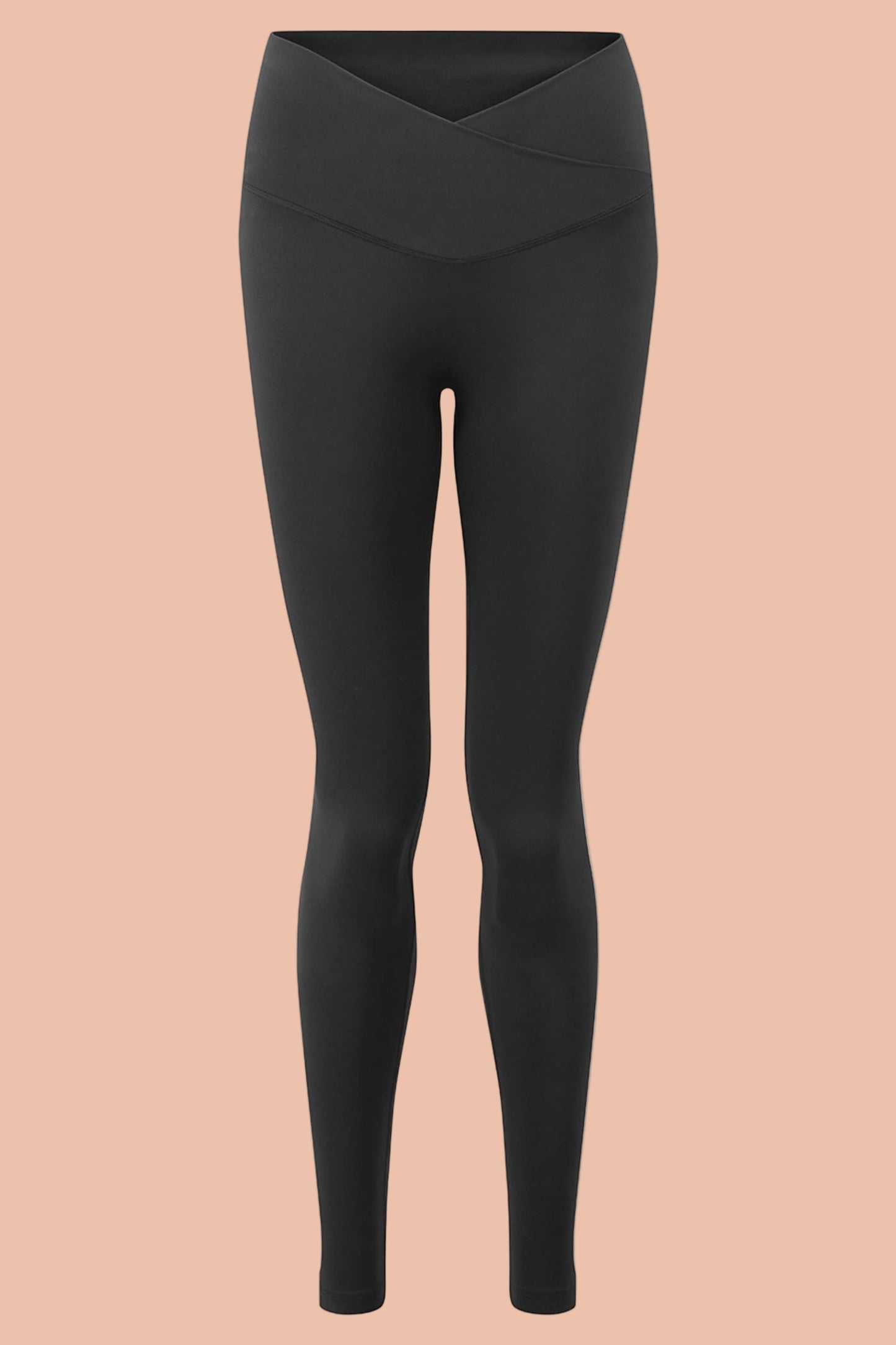 GAIA LUXE RECYCLED LEGGINGS IN BLACK, MADE SUSTAINABLY FROM PLASTIC WASTE BY MERAKI BEACH