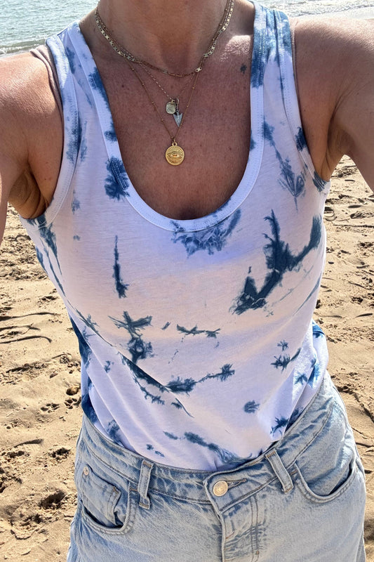 MIA sustainable vest top—soft, breathable, small-batch athleisure by Meraki Beach