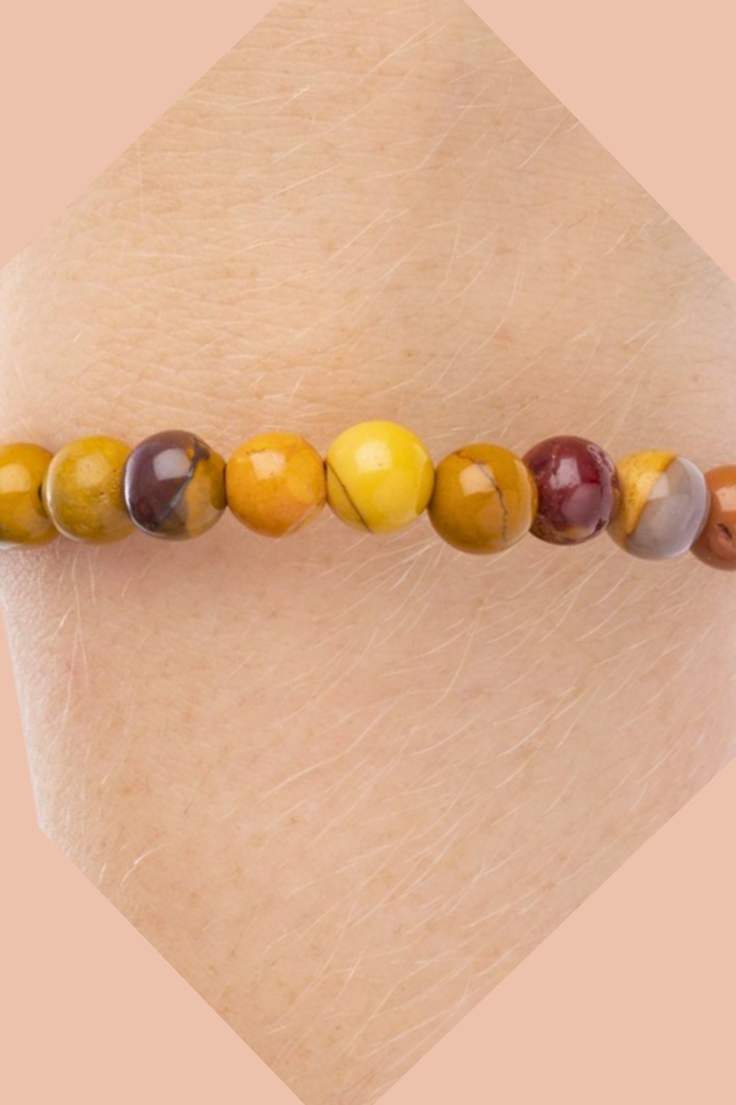 MOOKAITE Crystal Bracelet with Natural 6mm Tumblestone Beads by Meraki Beach Rituals - Wear Your Energy Crystal Collection.