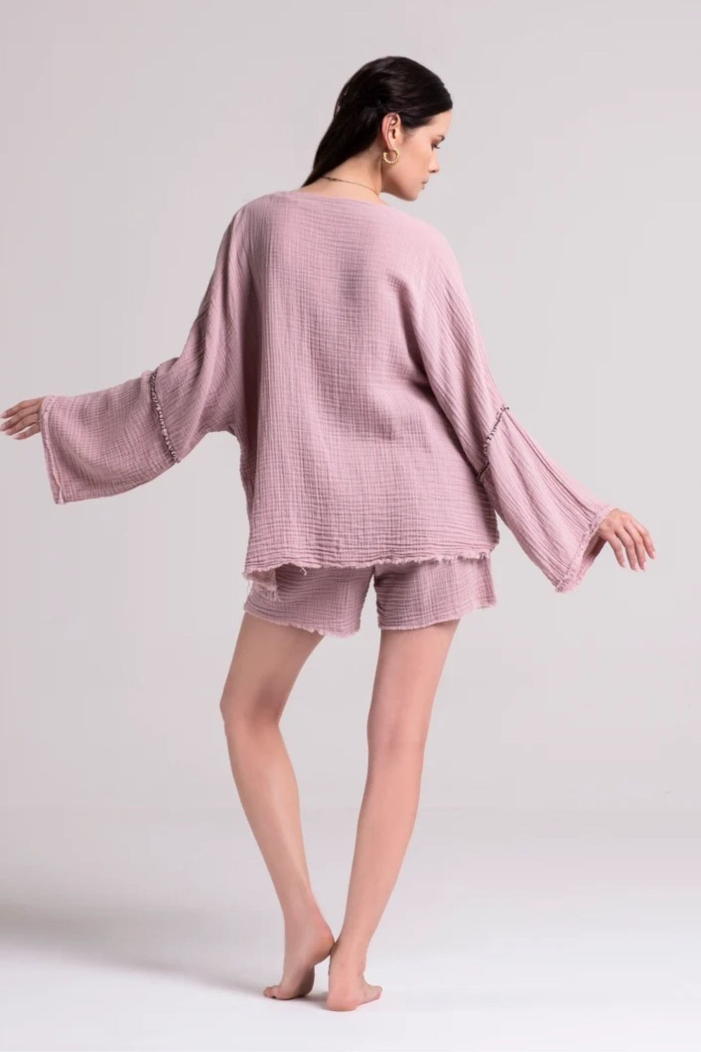 lilac organic cotton co-ord set