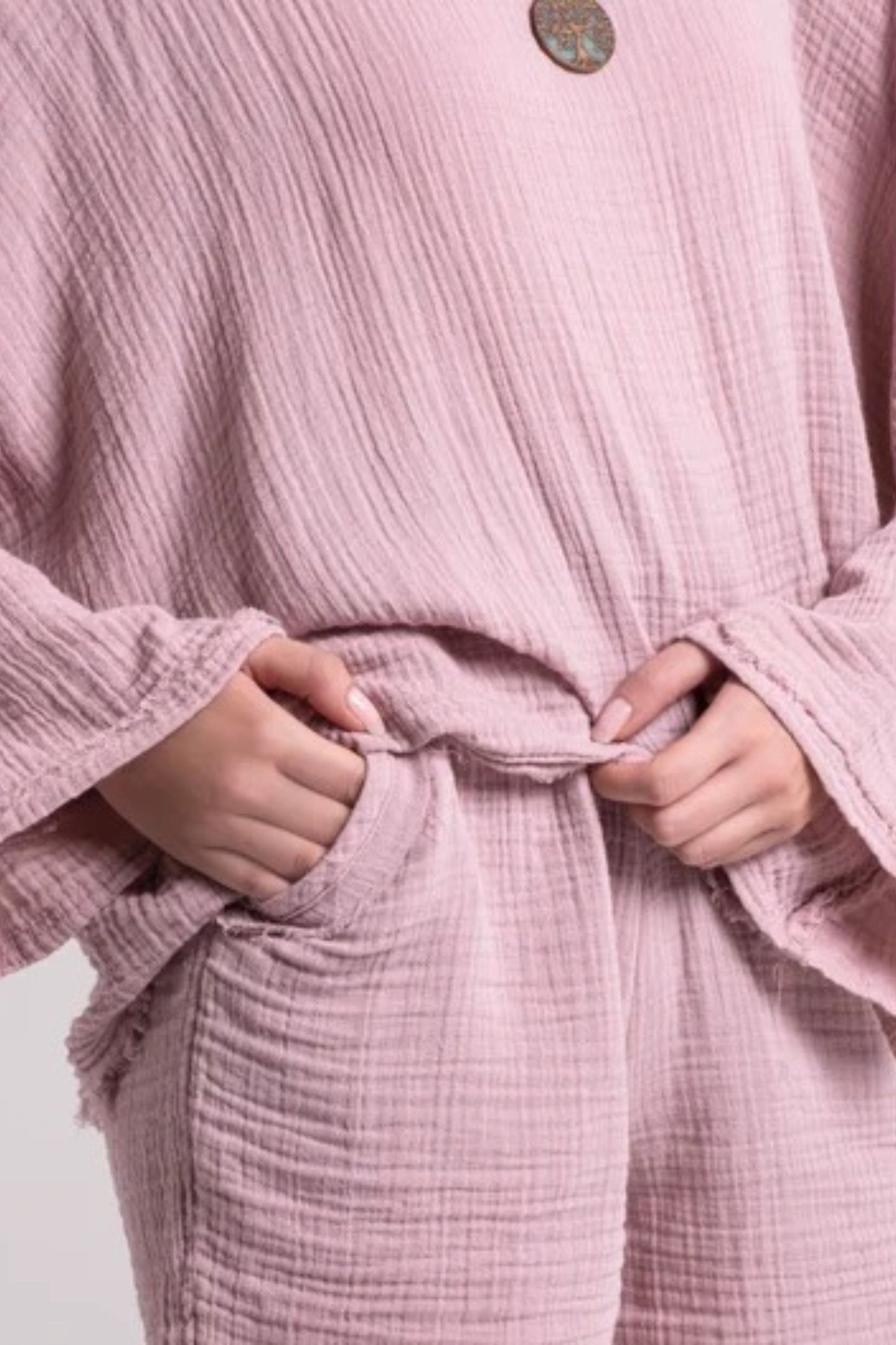 lilac organic cotton co-ord set