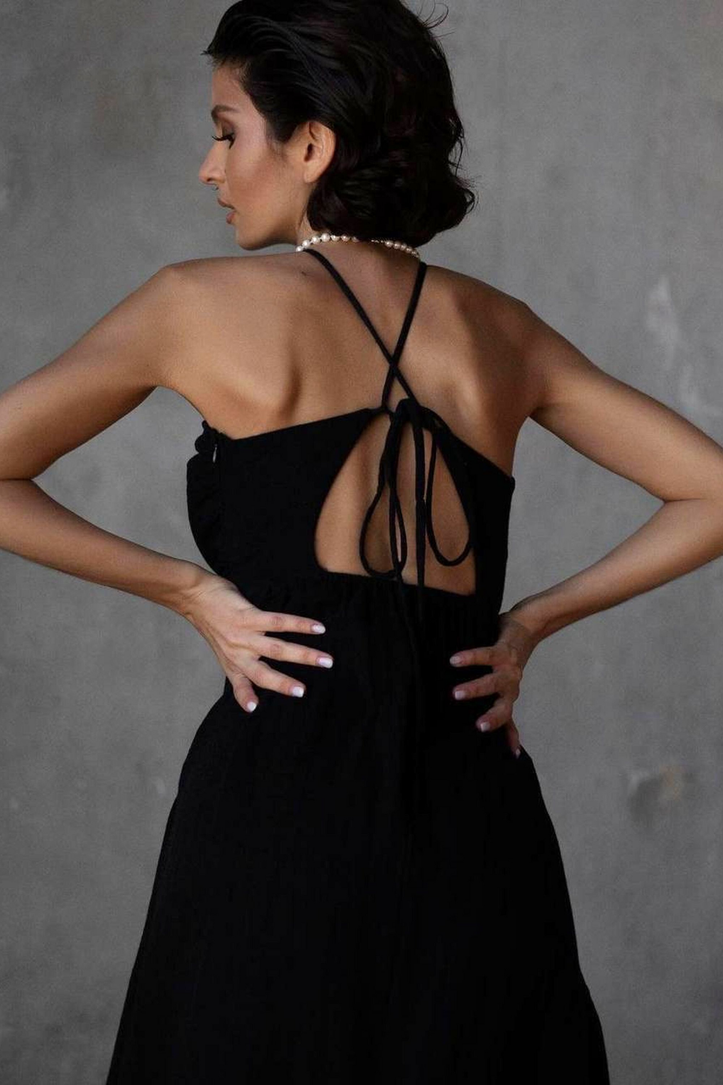ALICIA Dress in Ebony | Summer Dresses for Women