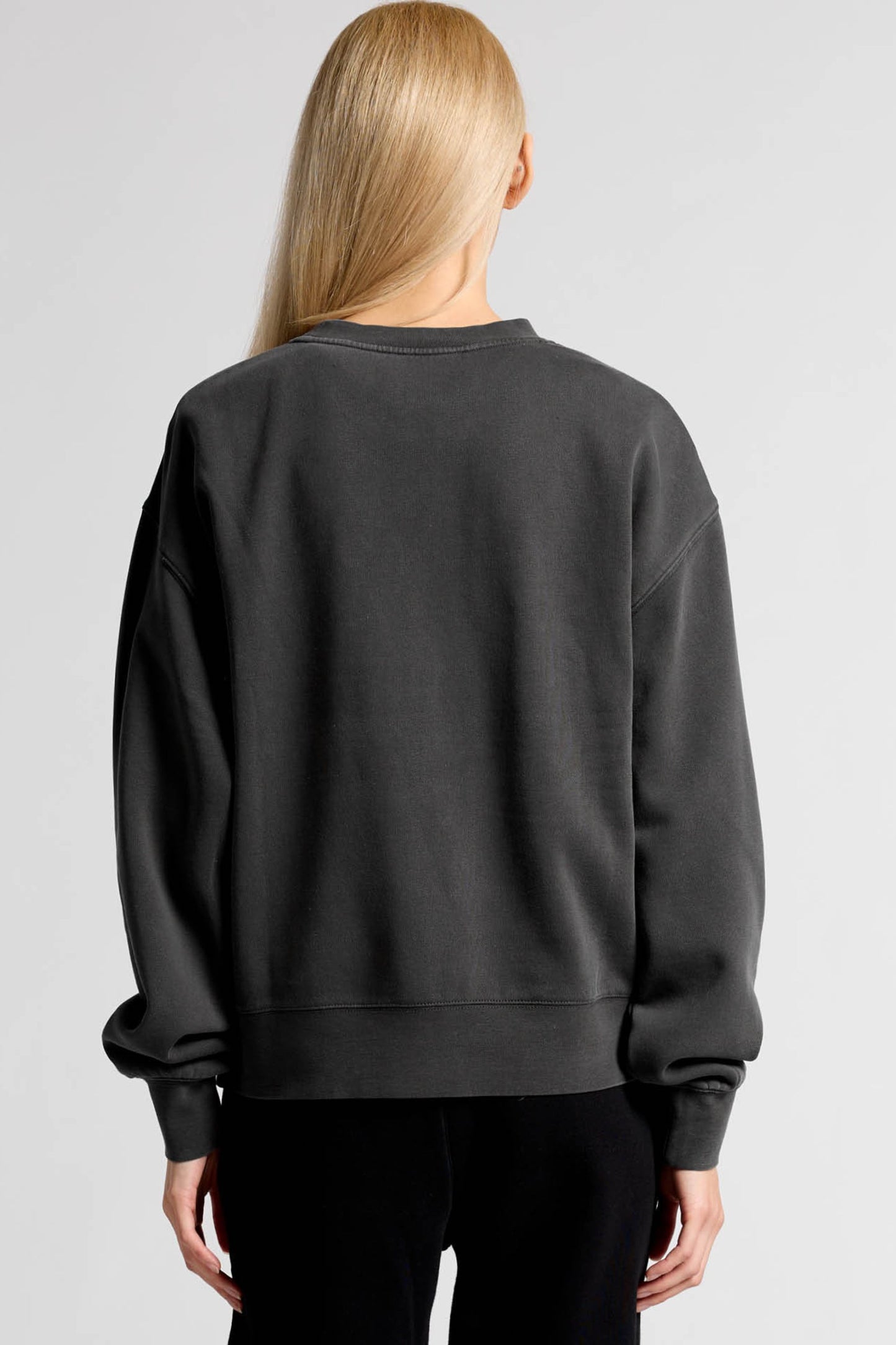 ALPINE COWGIRL COTTON SWEATSHIRT  IN FADED BLACK