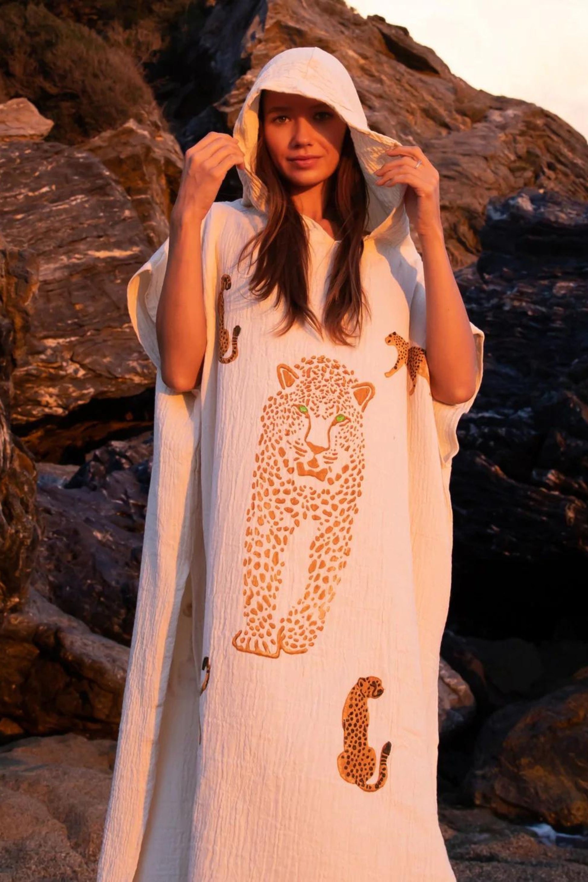 WILD LEOPARD Kaftan | Beach Cover Ups for Women