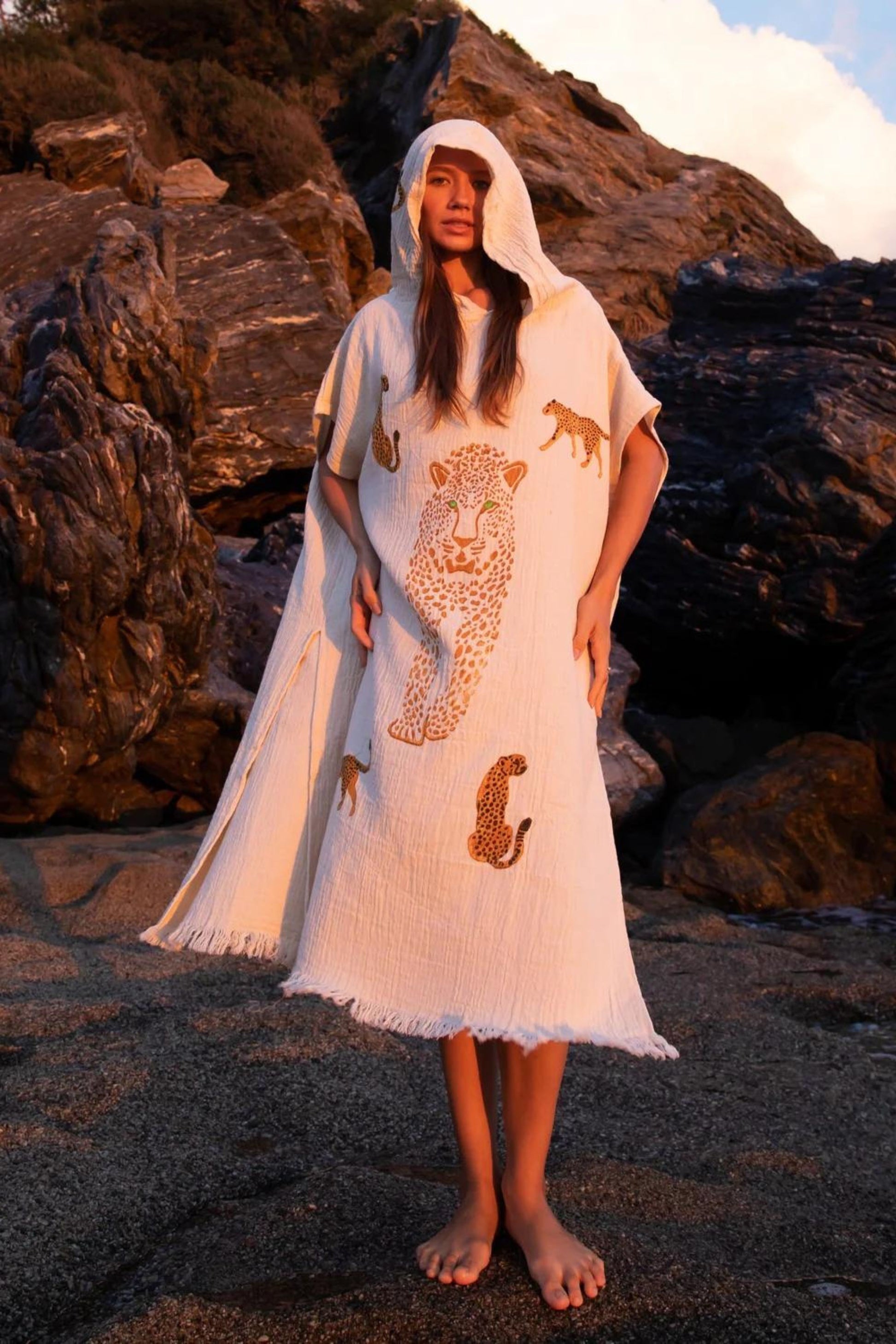 WILD LEOPARD Kaftan | Beach Cover Ups for Women