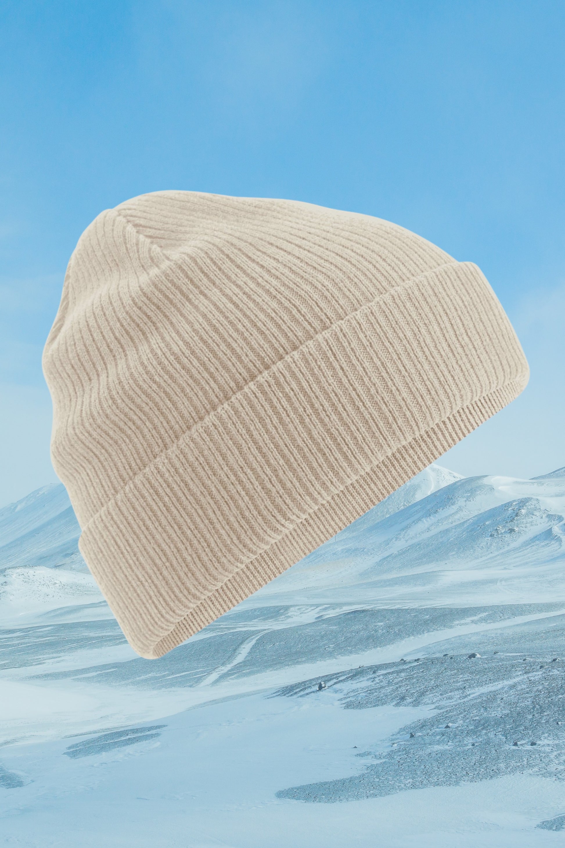 Cove Beanie in Ecru – lightweight organic cotton unisex hat by Meraki Beach