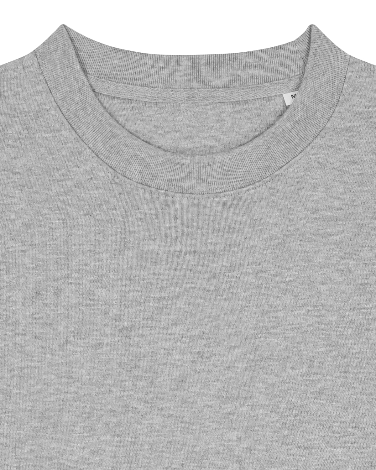 ORGANIC COTTON SWEATSHIRT IN HEATHER GREY