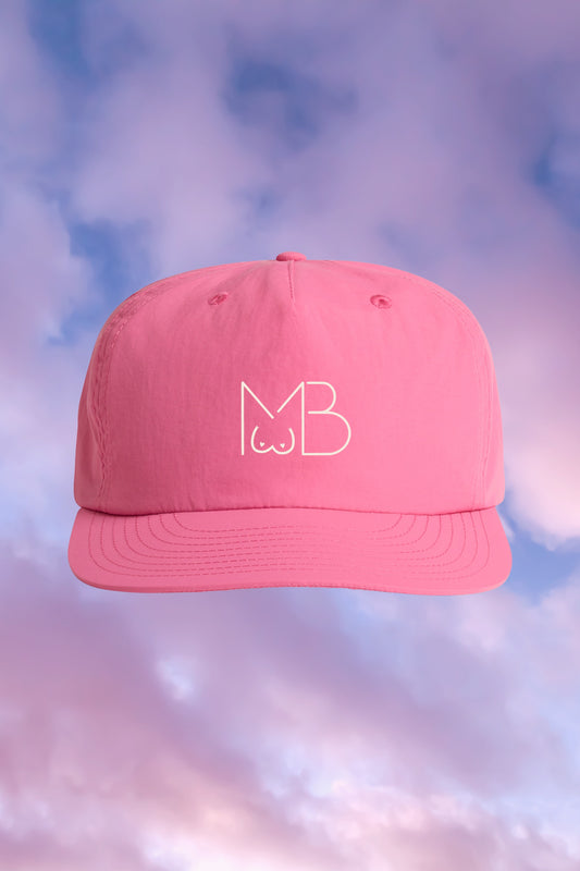 Pink HERA Edit charity cap supporting breast cancer research by Meraki Beach