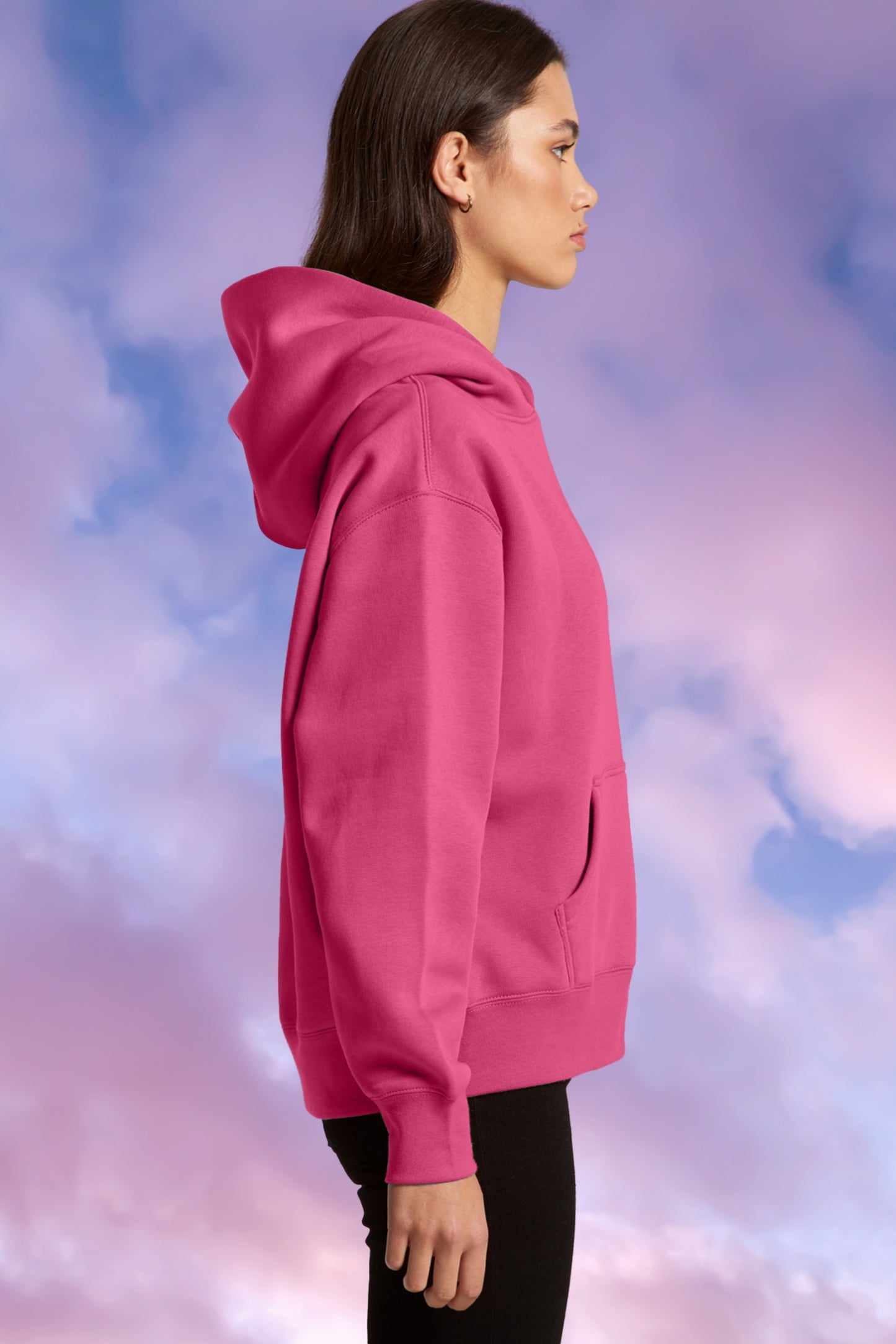 Pink HERA hoodie sustainable charity hoodie by Meraki Beach