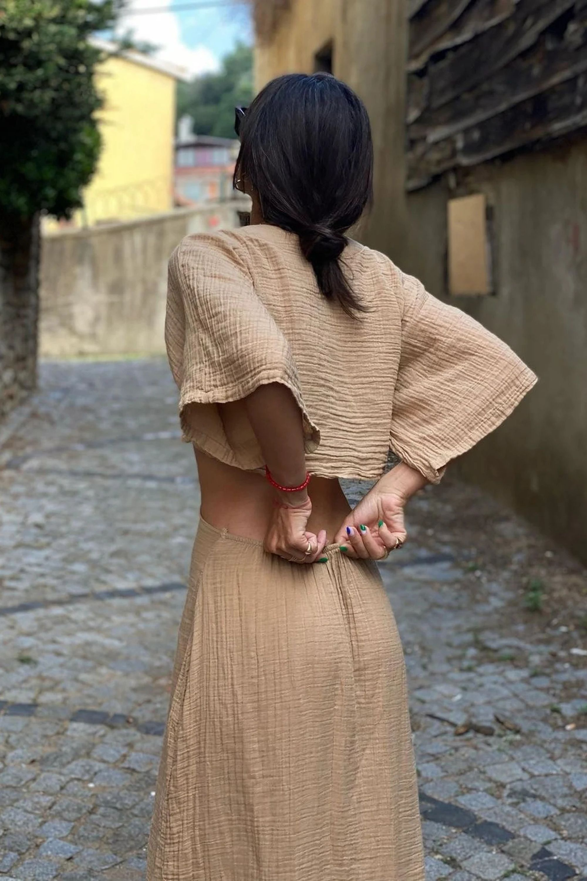 KHARI Maxi Dress in Latte | Summer Dresses for Women