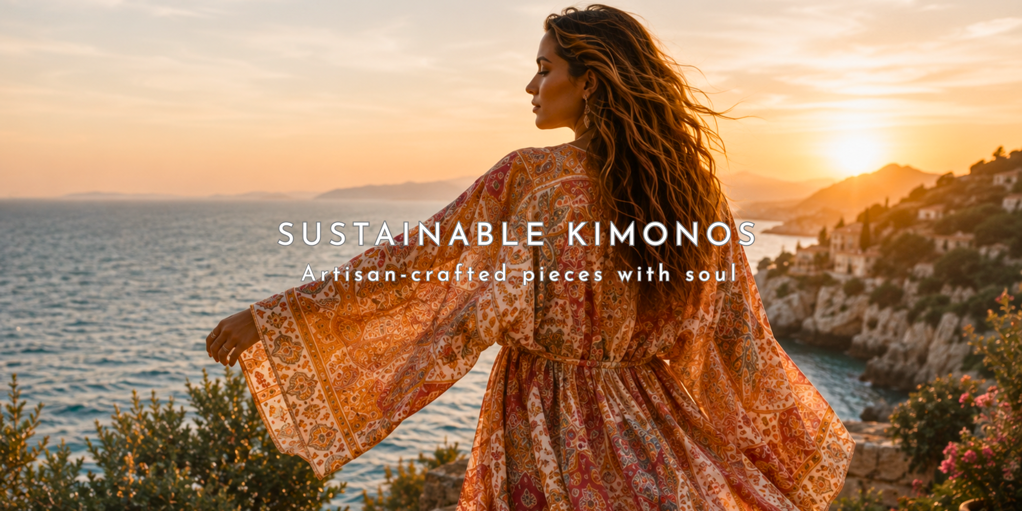 SUSTAINABLE KIMONO COLLECTION BY MERAKI BEACH.