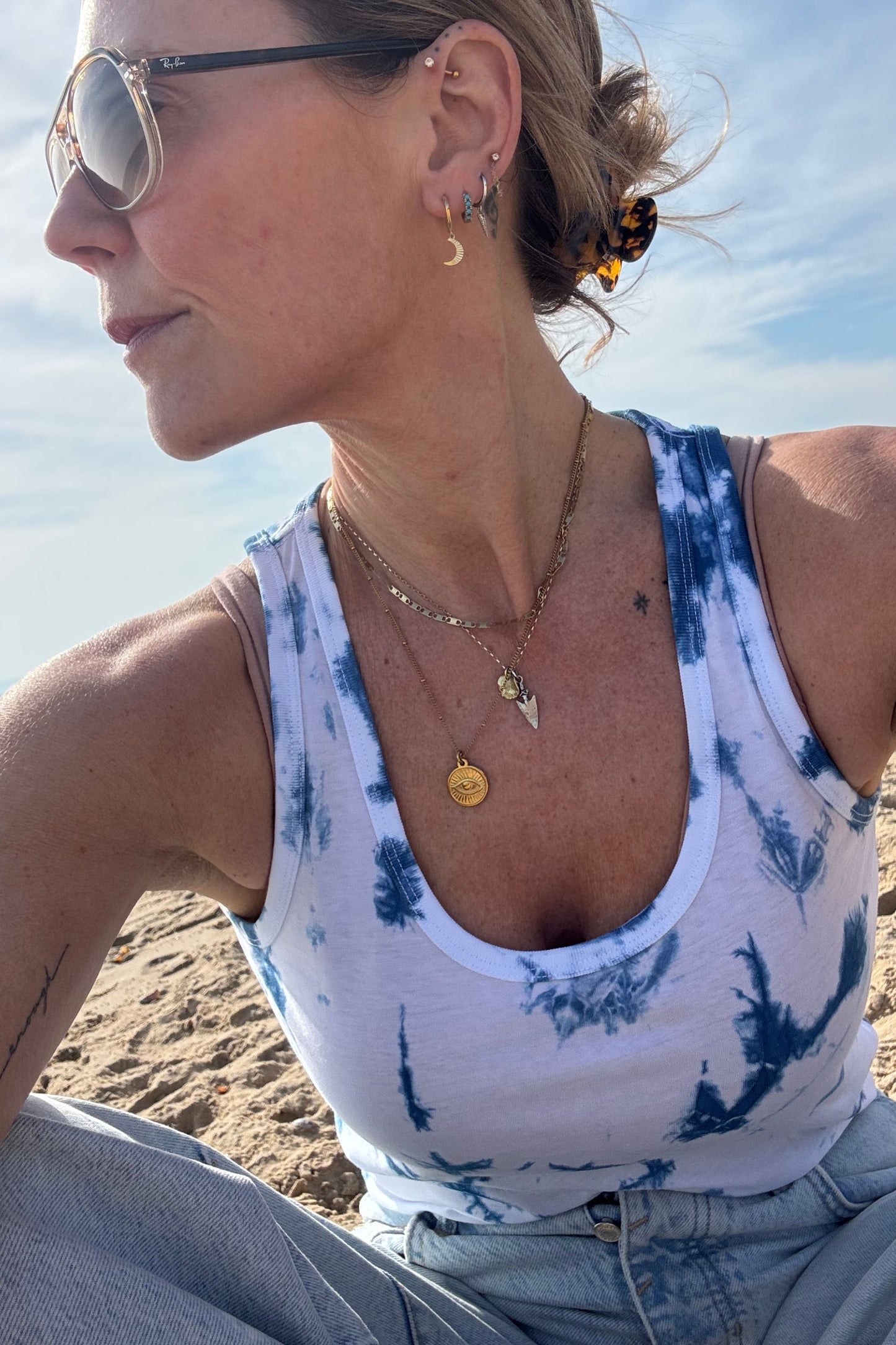 MIA sustainable vest top—soft, breathable, small-batch athleisure by Meraki Beach