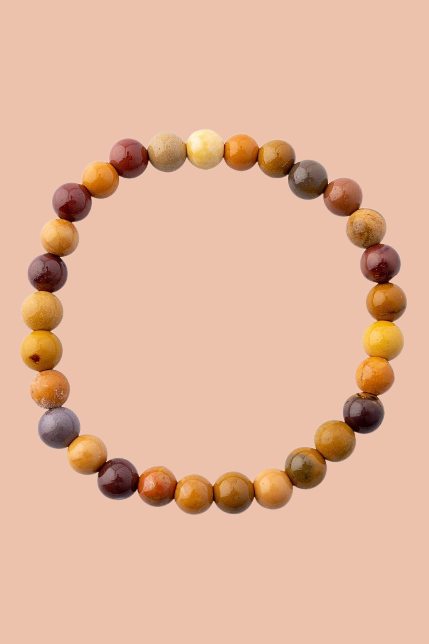 MOOKAITE Crystal Bracelet with Natural 6mm Tumblestone Beads by Meraki Beach Rituals - Wear Your Energy Crystal Collection.