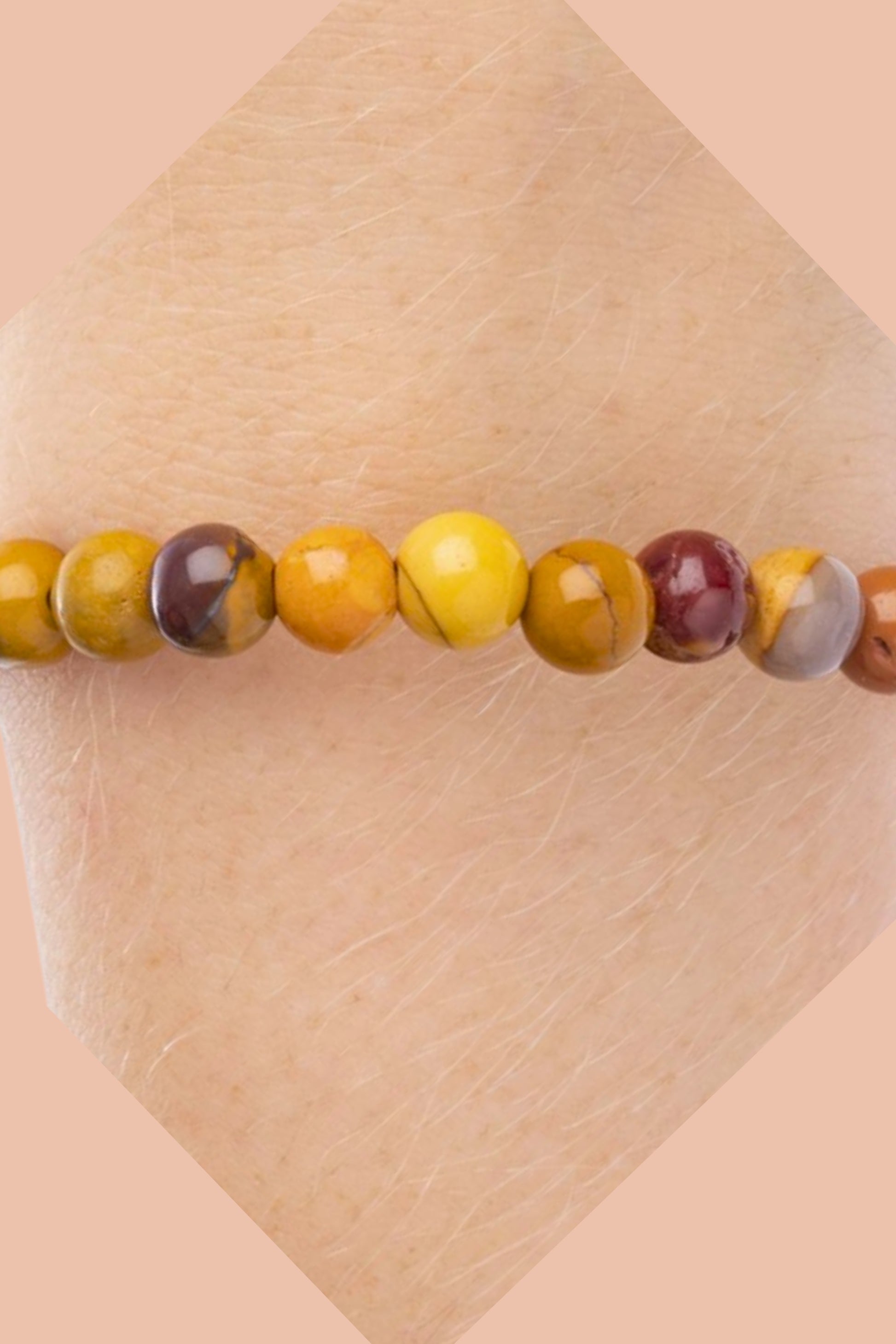MOOKAITE Crystal Bracelet with Natural 6mm Tumblestone Beads by Meraki Beach Rituals - Wear Your Energy Crystal Collection.