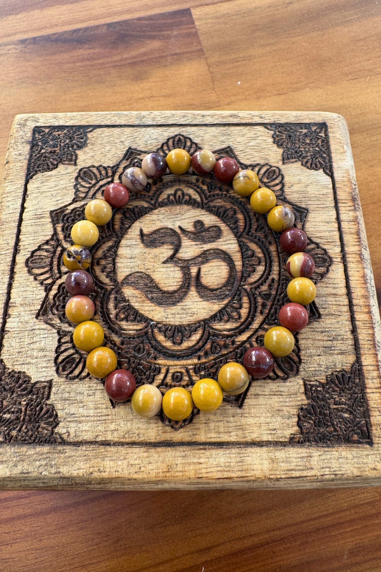 MOOKAITE Crystal Bracelet with Natural 6mm Tumblestone Beads by Meraki Beach Rituals - Wear Your Energy Crystal Collection.