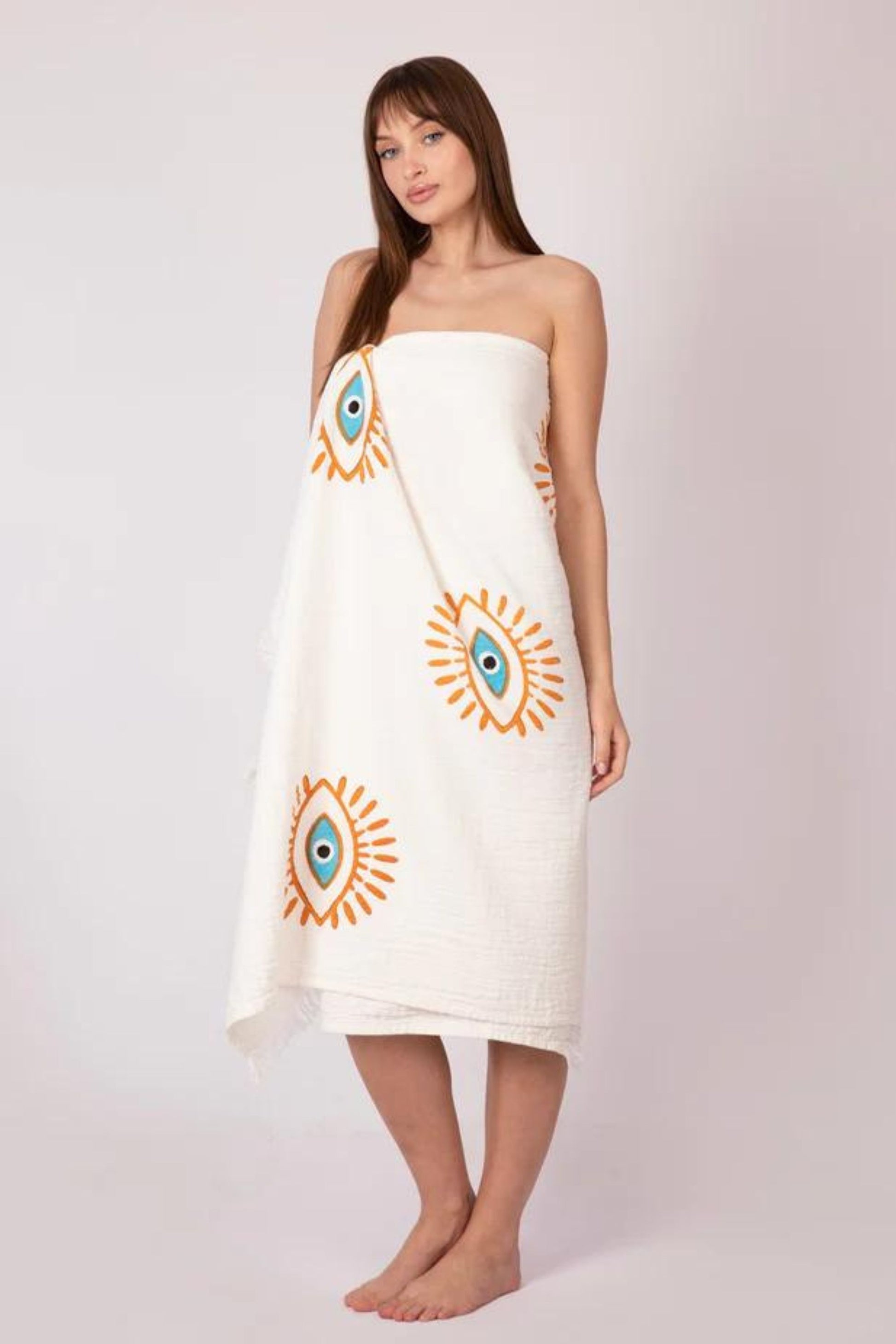 NAYA organic cotton peshtemal towel sustainable turkish towel by Meraki Beach.