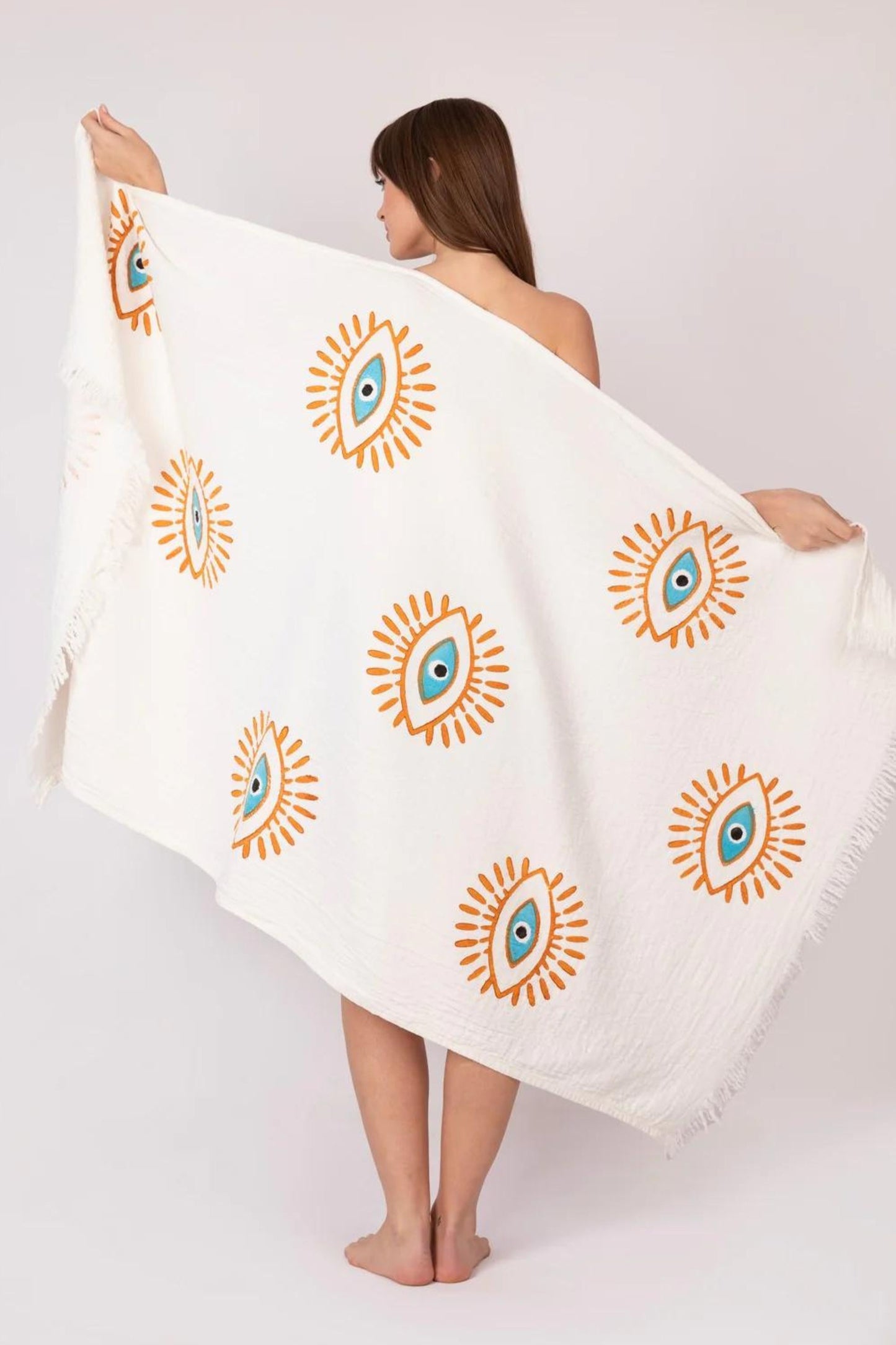 NAYA organic cotton peshtemal towel sustainable turkish towel by Meraki Beach.