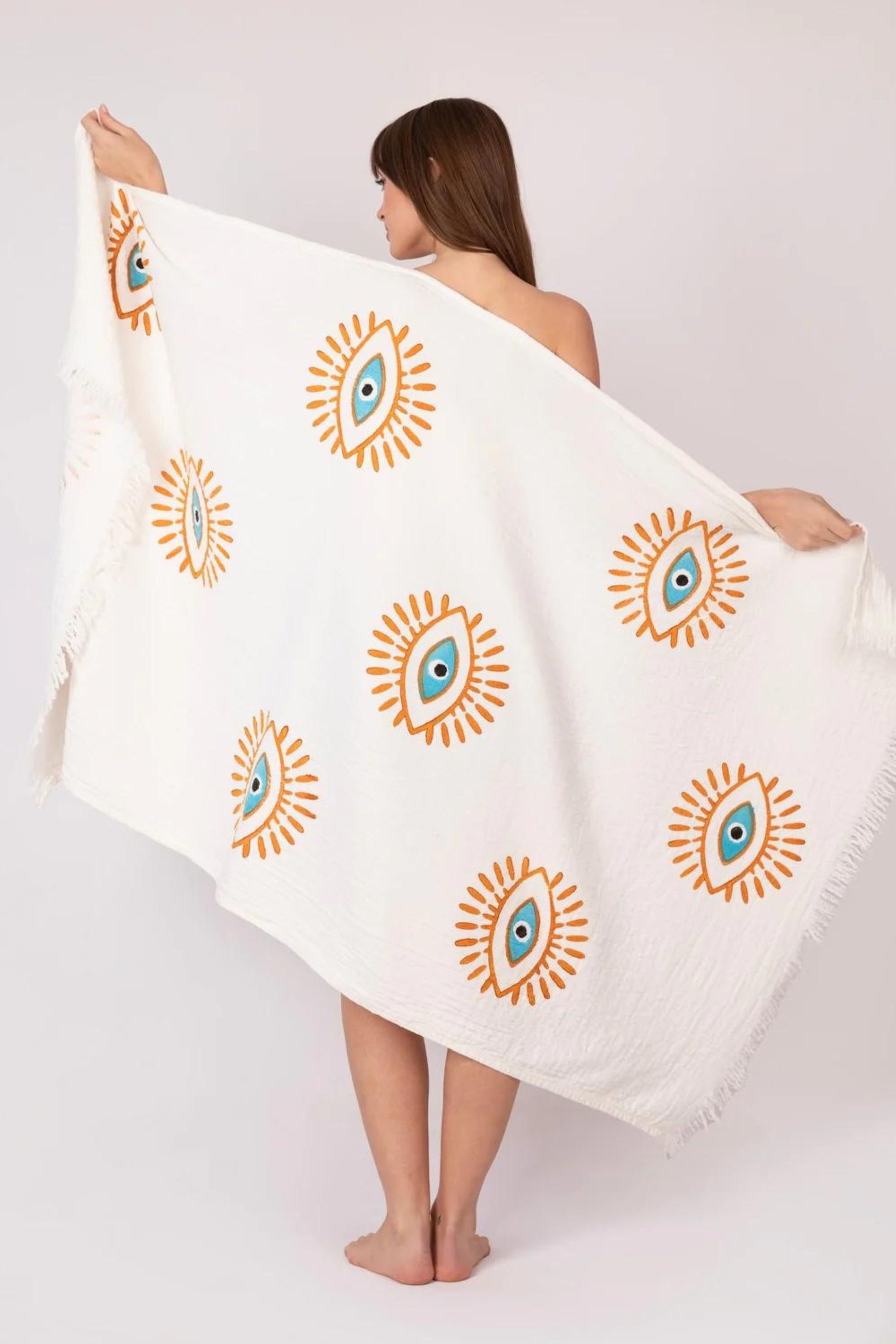 NAYA organic cotton peshtemal towel sustainable turkish towel by Meraki Beach.