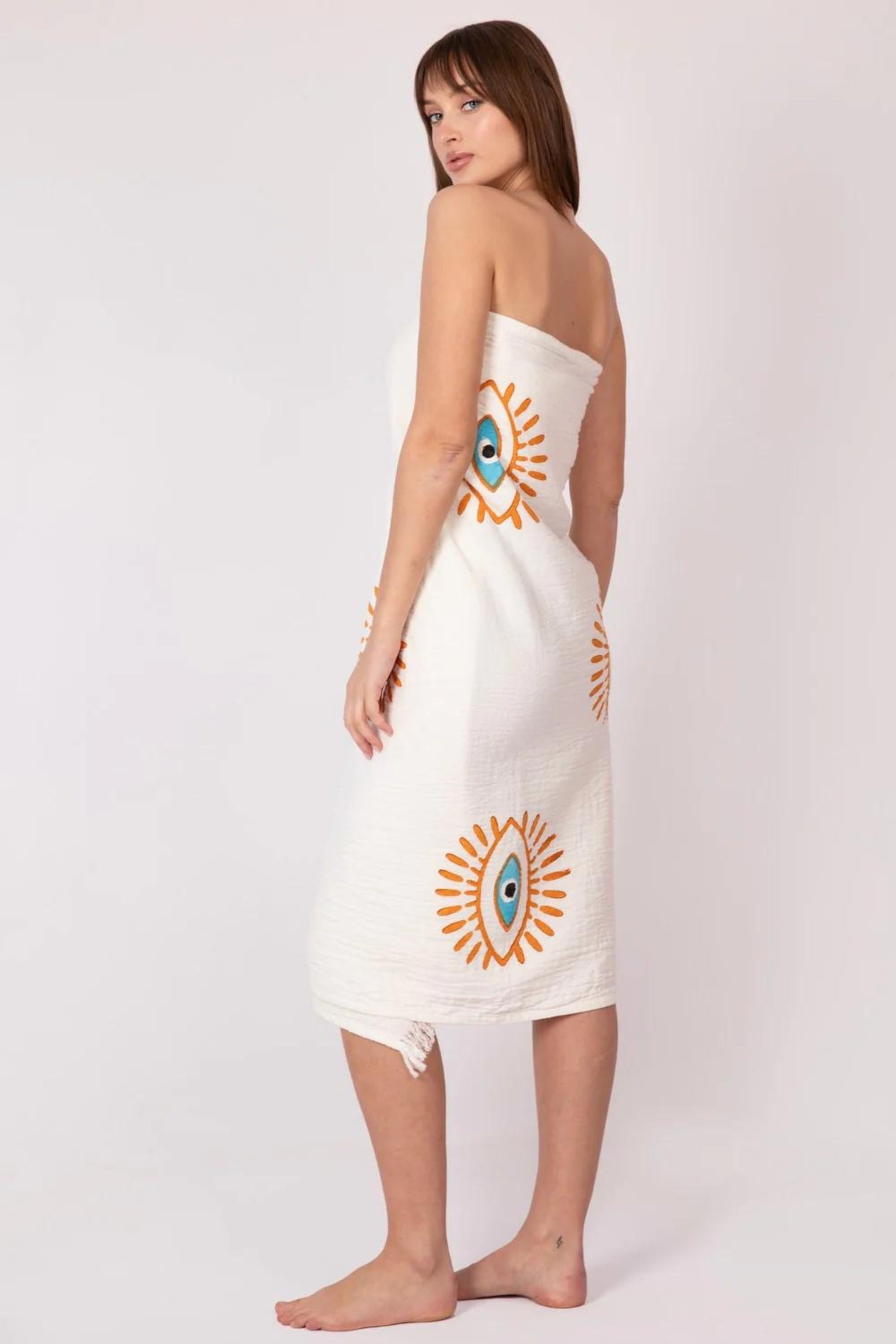 NAYA organic cotton peshtemal towel sustainable turkish towel by Meraki Beach.