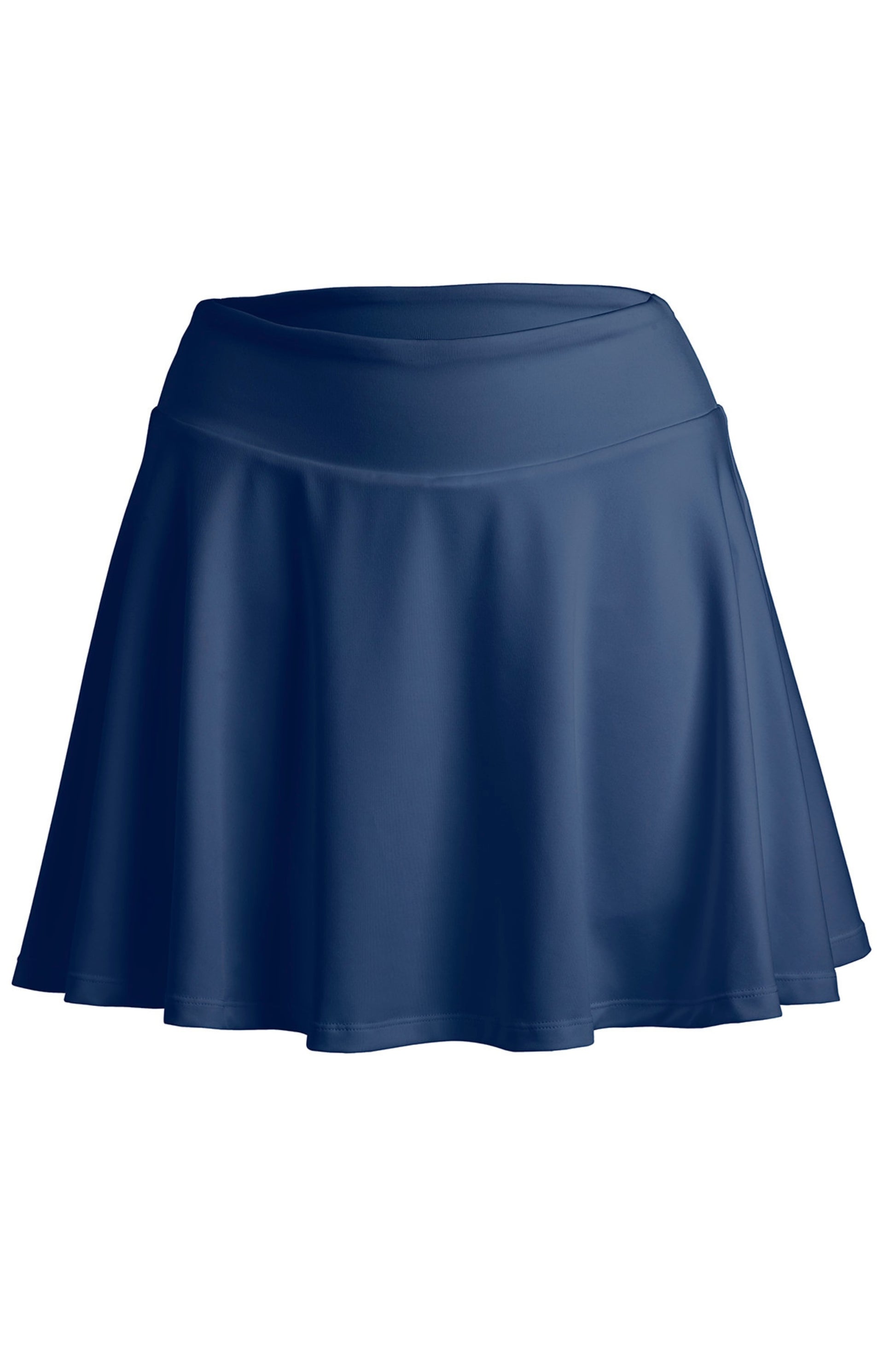 PALMA Recycled Fitness Skort in Navy – sustainable high-waisted skort with built-in shorts by Meraki Beach