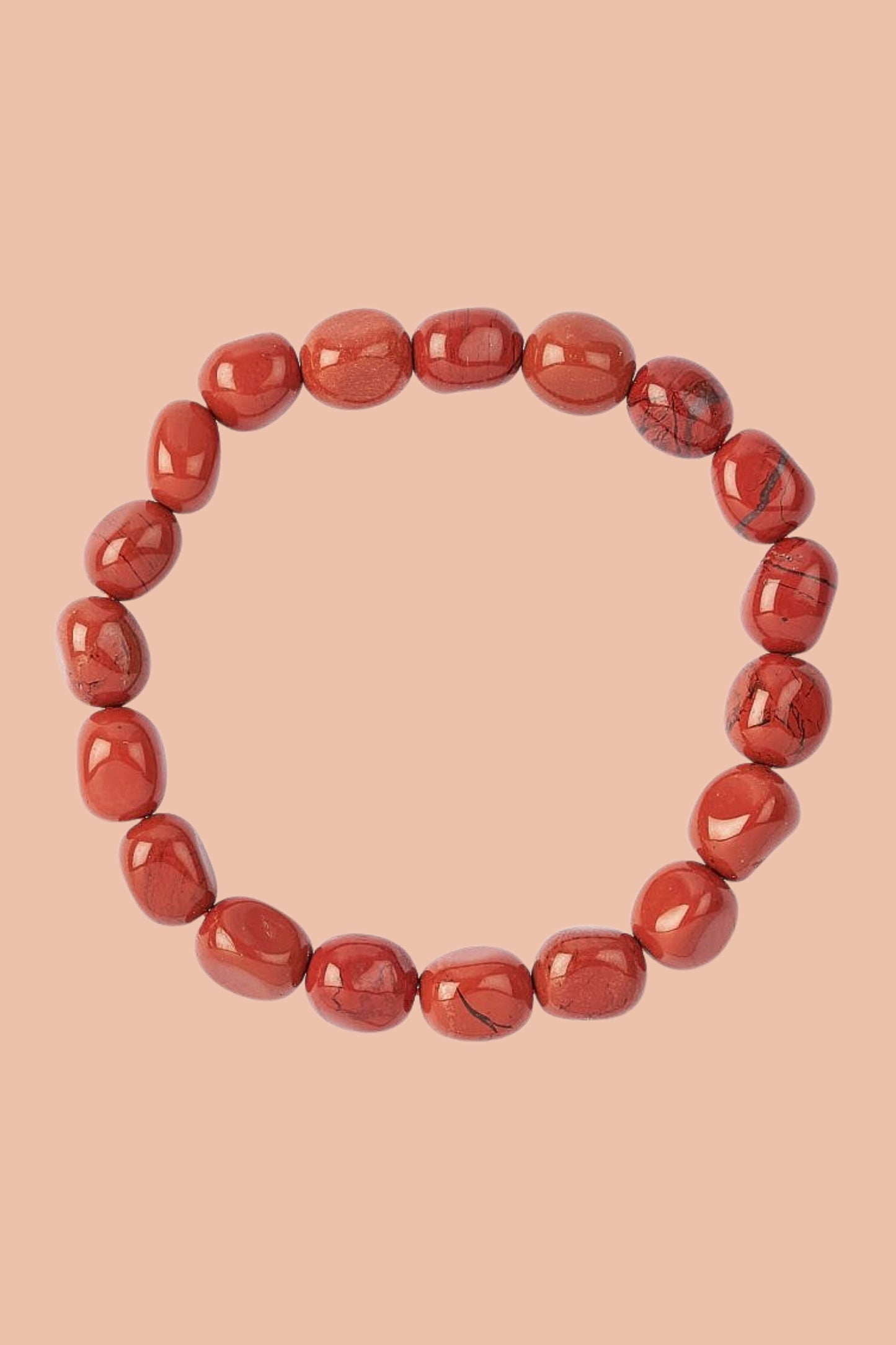 RED JASPER Crystal Bracelet - Strength, Vitality & Grounding