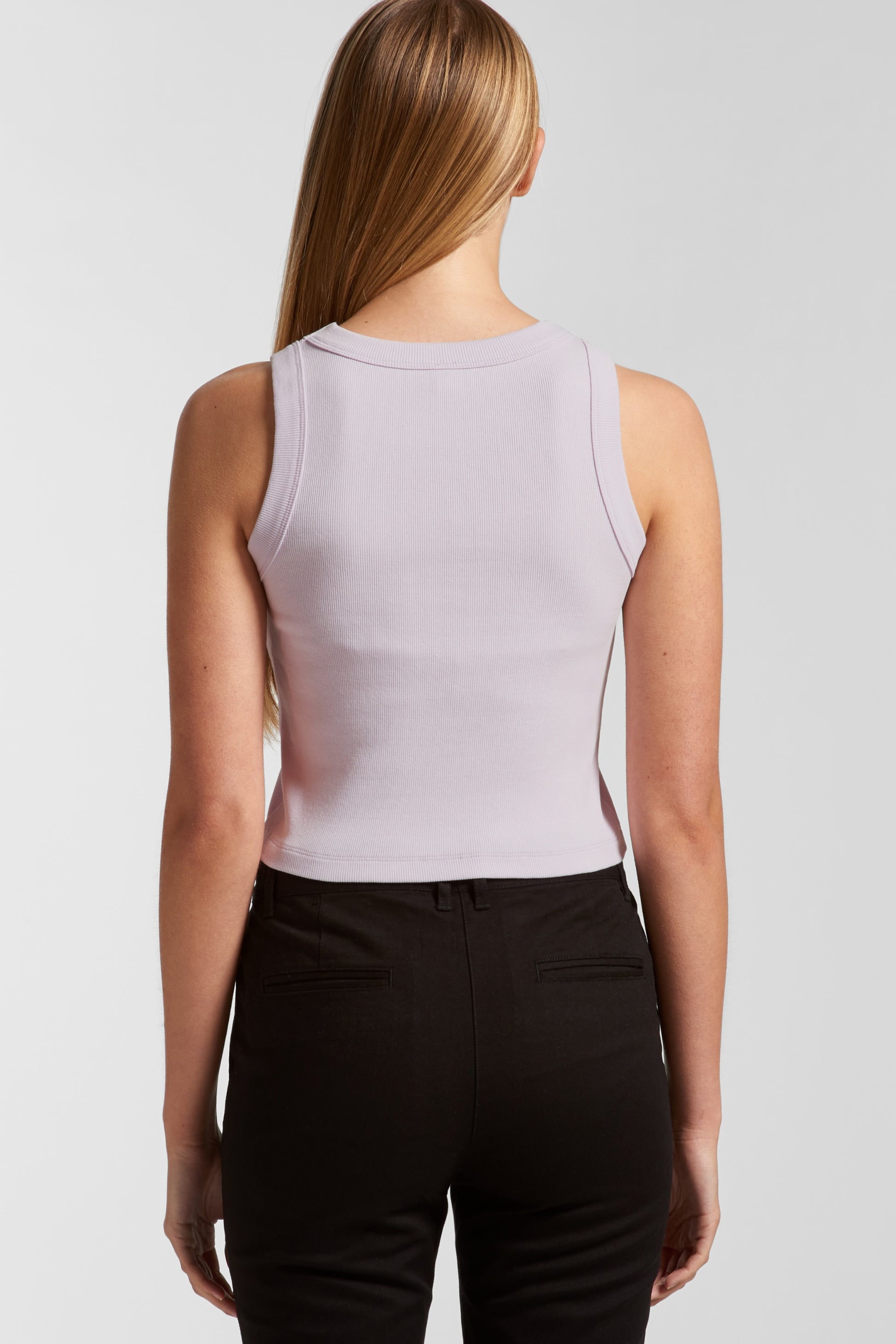 REVA Rib Organic Cotton Tank in Orchid – eco-friendly slow-fashion top by Meraki Beach