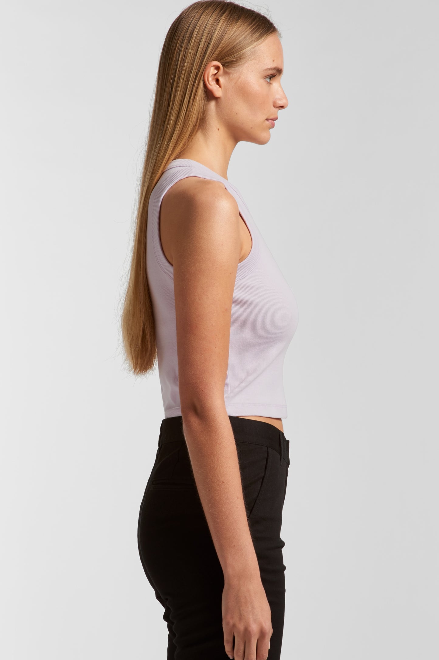 REVA Rib Organic Cotton Tank in Orchid – eco-friendly slow-fashion top by Meraki Beach