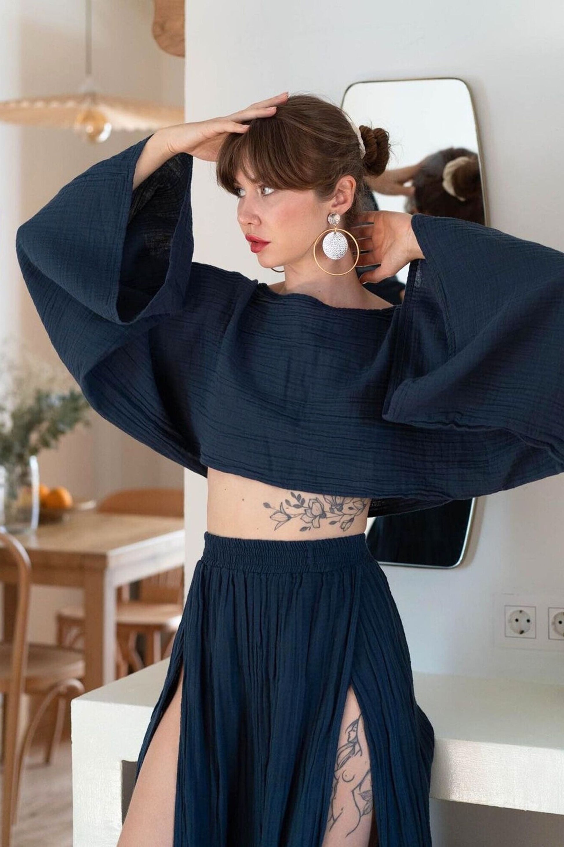 REYA Set in Black | Women's Co-Ords, Matching Top and Skirt Sets