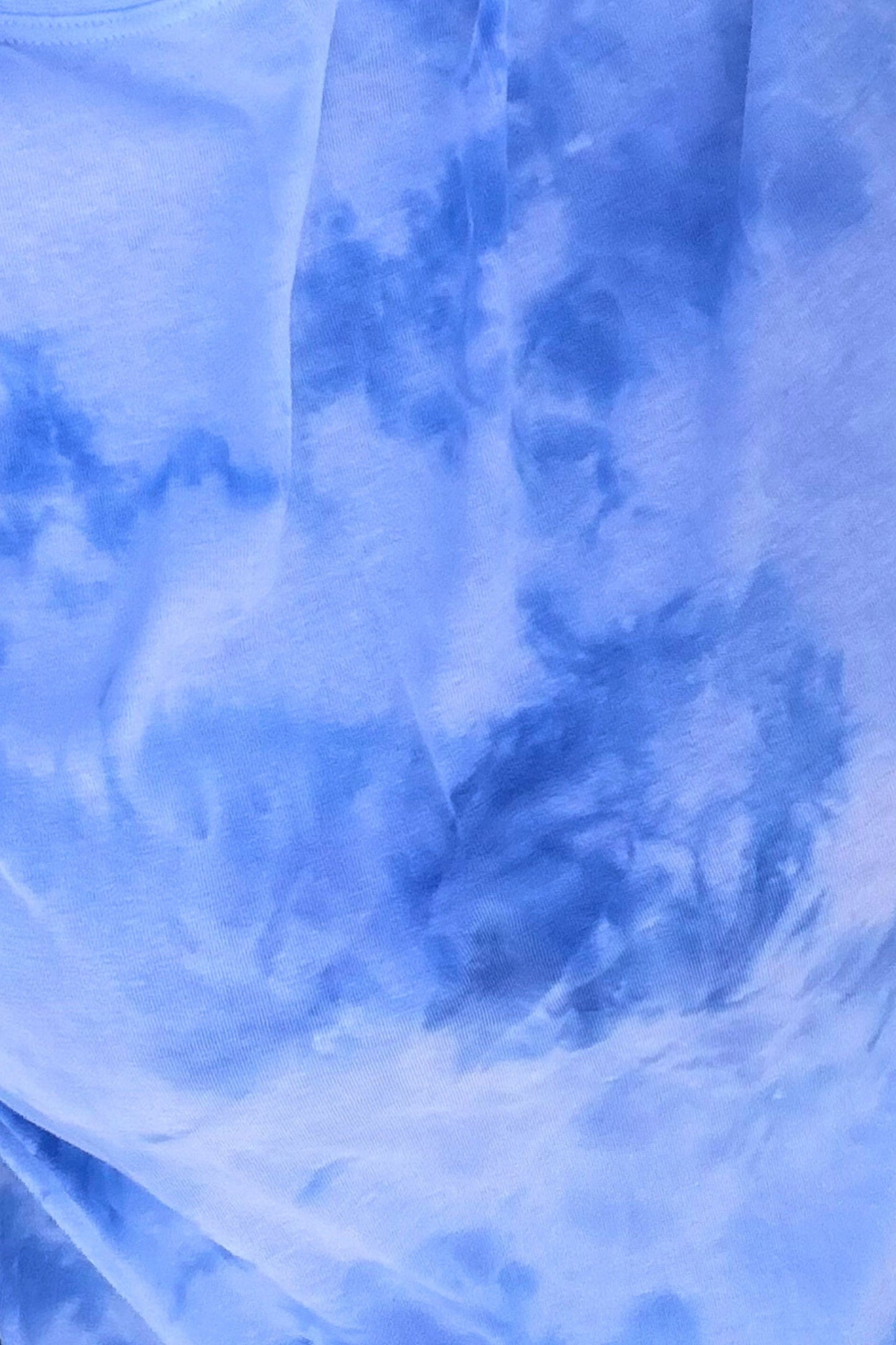 SOFIA SET IN OCEAN BLUE TIE DYE - TEE SHIRT AND SHORTS