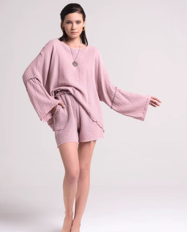 lilac organic cotton co-ord set