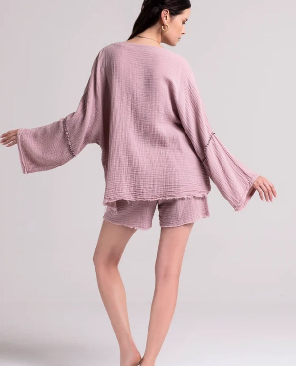 lilac organic cotton co-ord set