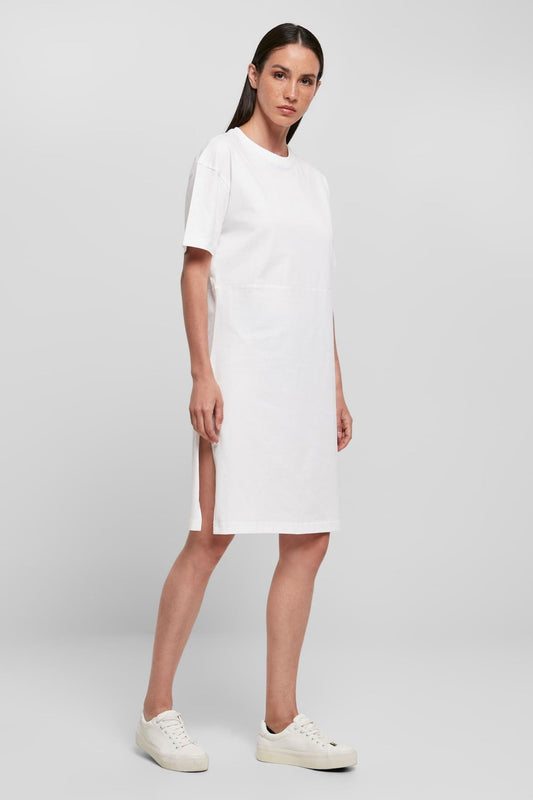 SUNDYE WHITE ORGANIC COTTON OVERSIZED TSHIRT DRESS IN DRIFT WHITE