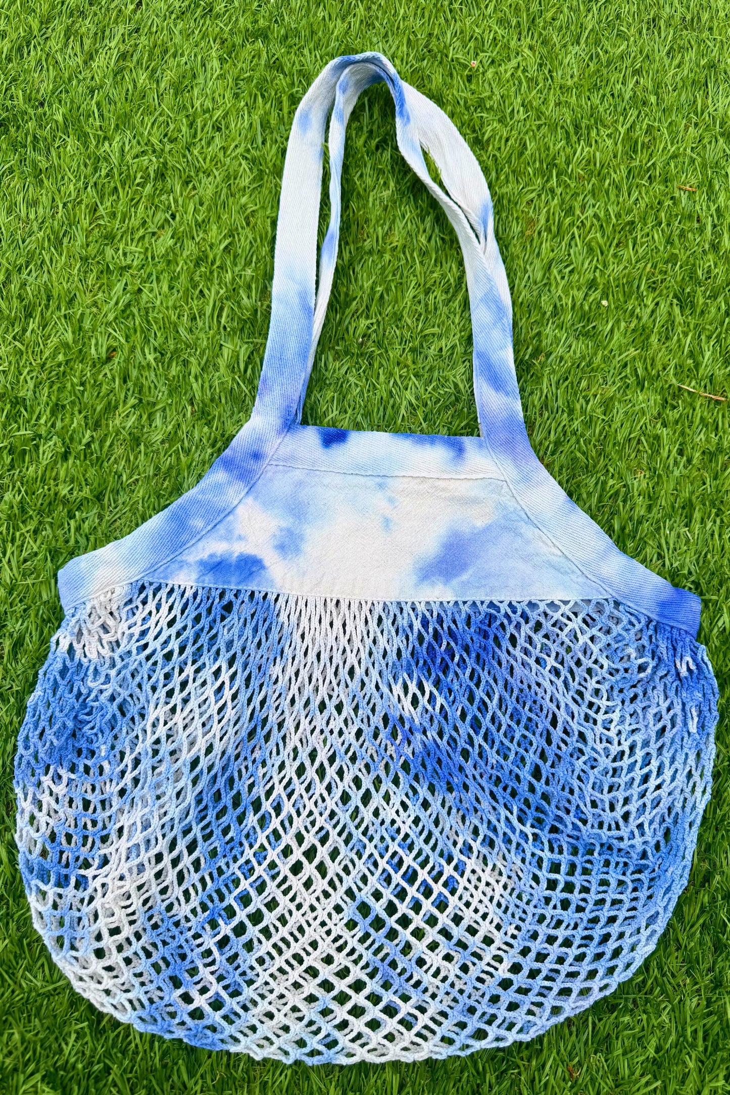 BOTANICA MARKET ORGANIC COTTON  BAG IN INDIGO