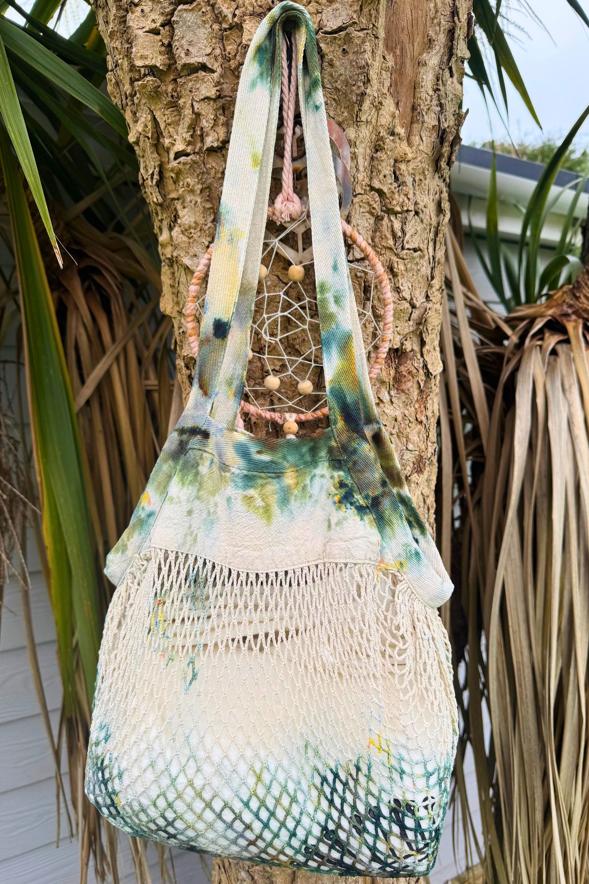 BOTANICA MARKET ORGANIC COTTON  BAG IN OLIVE